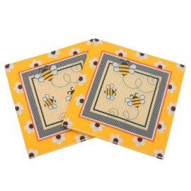 Serviettes de table en papier Abeille