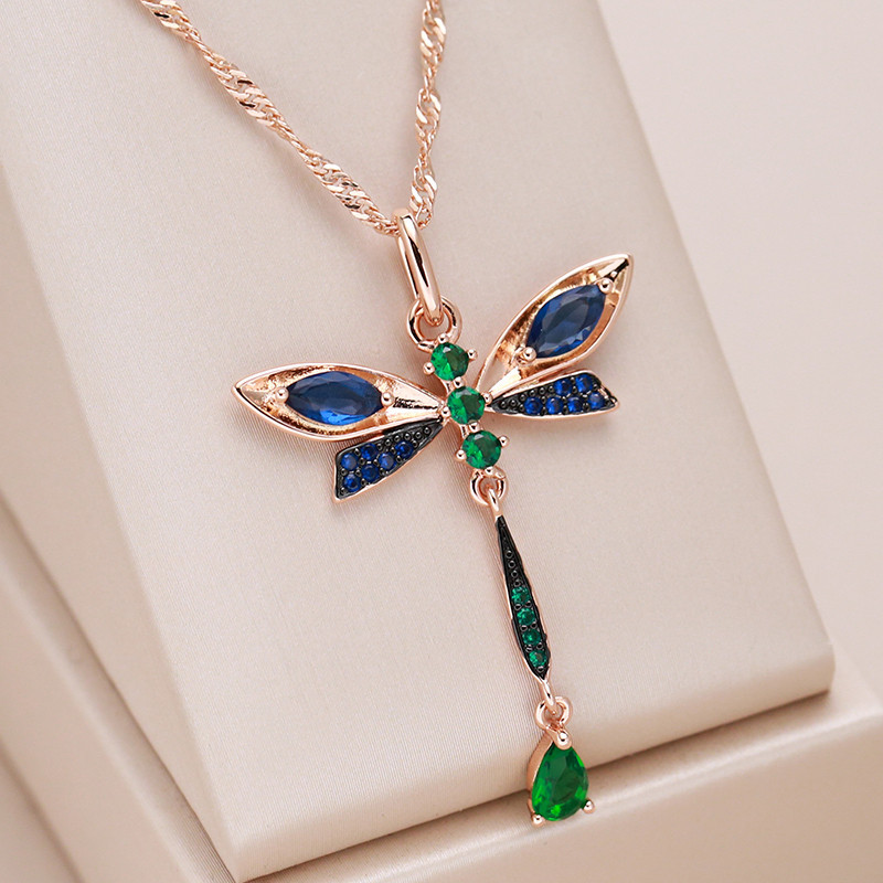 Collier Pendentif Libellule Éclat des Jardins