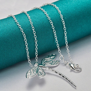Collier Pendentif Libellule Scintillement Stellaire