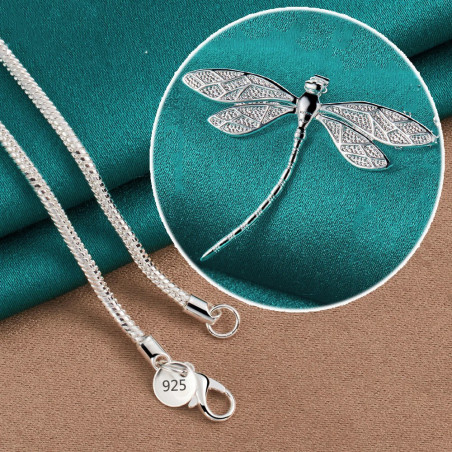 Collier Pendentif Libellule Scintillement Stellaire Model 2