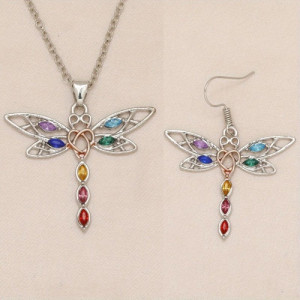 Libellen Schmuckset: Halskette & Ohrringe | 1001bees.com