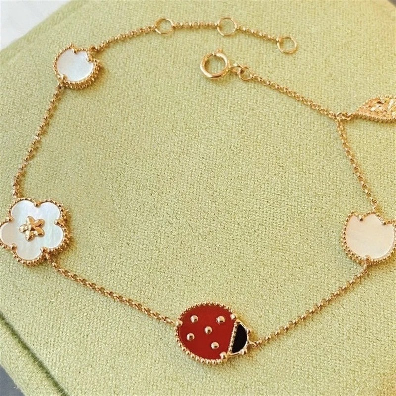 Bracelet Coccinelle Jardin Minuit - plaqué Or 18 Carats
