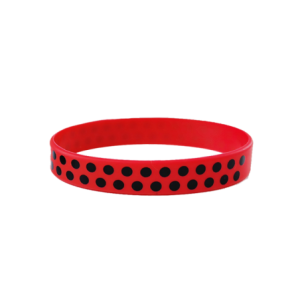 Bracelet Coccinelle en Silicone pour faire la fête Couleur Rouge