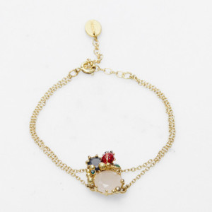 Vue de face Bracelet Coccinelle 'CouronBracelet Coccinelle 'Couronne de Joyaux'ne de Joyaux'