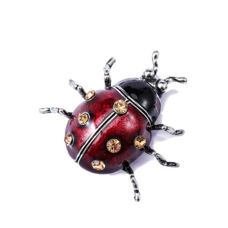 Vue générale Broche Coccinelle Éclat d'Automne