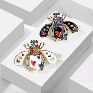 Broche Coccinelle Mosaïque Style Trencadís