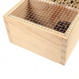 vue dortoir maison en bois suspendue pour abeilles