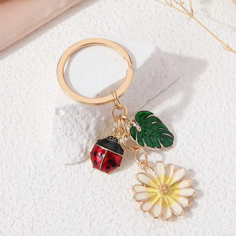 Porte-clés Coccinelle "Éclat Printanier"