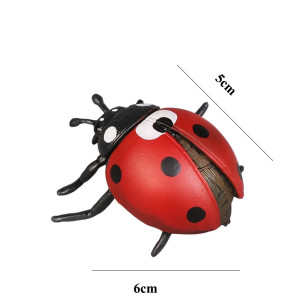 Dimensions Miniature Coccinelle Couleur Rouge