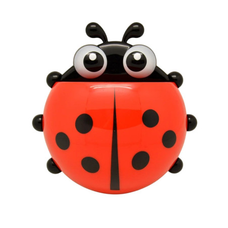 Porte-brosse à dents Coccinelle Couleur Rouge