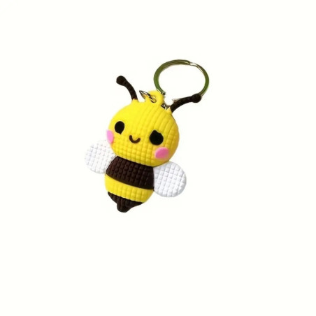 Vue générale Porte-clés Abeille Sourire Ensoleillé