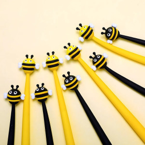 Lot de Stylos Gel abeille 0.5mm, 10 pièces/lot