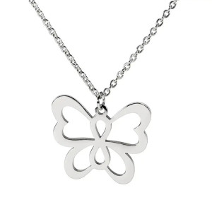 Collier papilion couleur or
