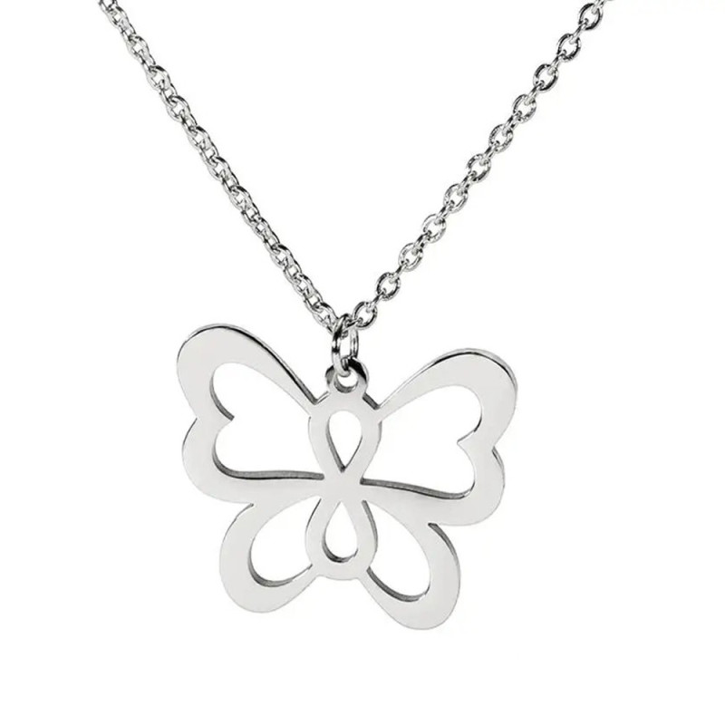Collier papilion couleur or
