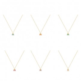 Collier ras du cou en argent Sterling 925 pour femme 6 couleurs