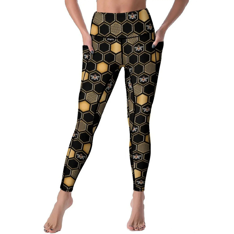 Bienen-Leggings "Bienenkönigin" - Stil, Komfort & Originalität