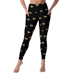 Bienen Leggings "Tanz der schwarzen Bienen" – Komfort & Stil