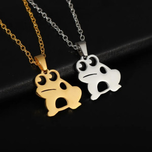 Collier Grenouille Saut Enjoué - 2 couleurs