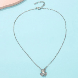 Minimalistische Frosch Halskette | Süßer Schmuck in Gold & Silber