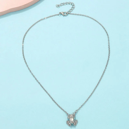 Minimalistische Frosch Halskette | Süßer Schmuck in Gold & Silber