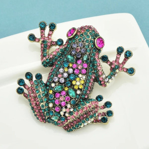 Broche Grenouille Jardin Enchanté