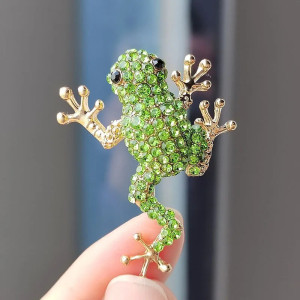 Broche Grenouille Princesse des Marais