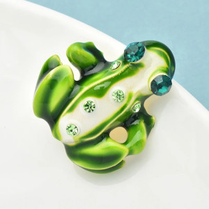 Broche Grenouille Lueur de Lys