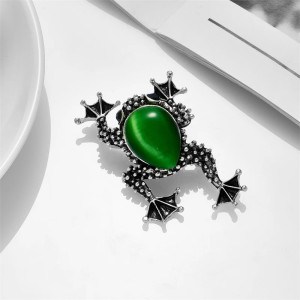 Broche Grenouille Rétro