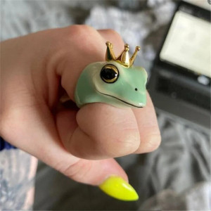 Bague Grenouille Princesse Lily