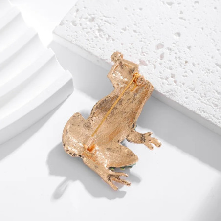 vue arrière de la Broche Grenouille Règne de l'Émeraude