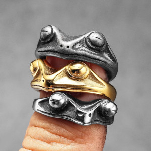 Bague Adorable "Rainette Royale" - 3 Couleurs Uniques