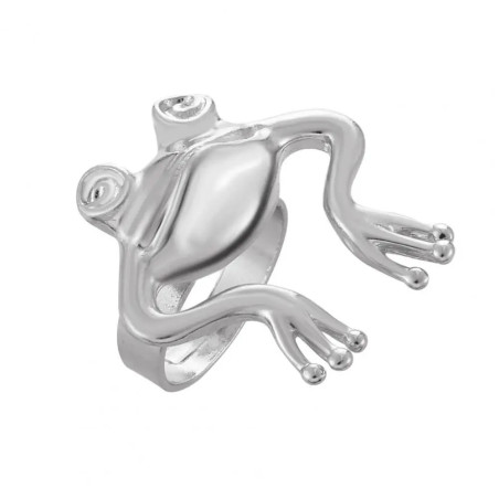Frosch Ring "Lily Hop" – Lustiger & Eleganter Schmuck