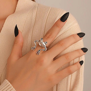 Bague Grenouille "Lily Hop" - Une pièce de bijouterie ludique et élégante