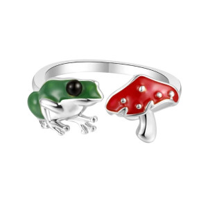 Bague Grenouille Enchantement Sylvestre couleur argent