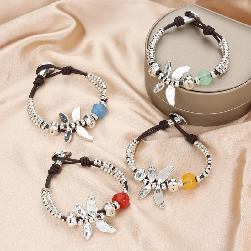 Libellen-Armband mit Perlen | Einzigartige Geschenkidee für Frauen
