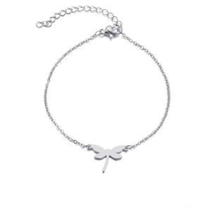 Minimalistisches Libellen-Armband Eleganz - Gold & Silber