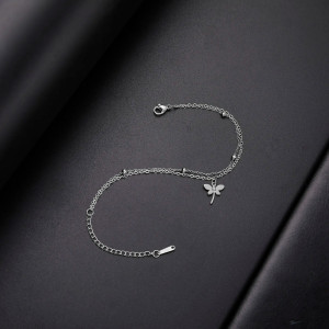 Elegantes Libellen-Armband mit Doppelkette | Schmuck Gold & Silber