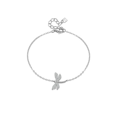Bracelet Libellule Élégance Dorée et Argentée - couleur argent