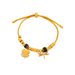 Bracelet Abeille Libellule Chanceuse