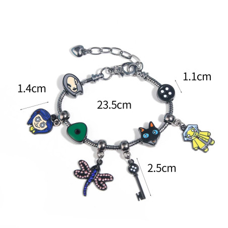 Libellen-Bettelarmband mit bunten Charms - Süß & Einzigartig