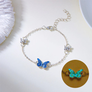 détail du Bracelet Papillon Lueur Nocturne