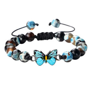 Schmetterling Armband 'Ozeanglanz' - Natürliche & Lässige Eleganz