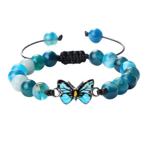 Schmetterling Armband 'Ozeanglanz' - Natürliche & Lässige Eleganz