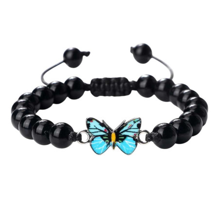 Schmetterling Armband 'Ozeanglanz' - Natürliche & Lässige Eleganz