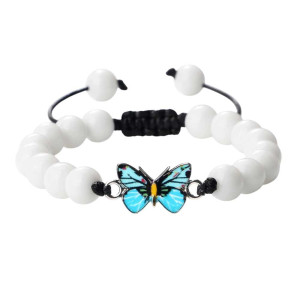 Schmetterling Armband 'Ozeanglanz' - Natürliche & Lässige Eleganz