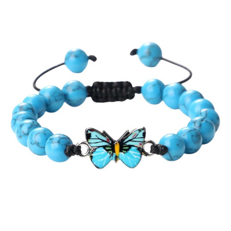 Schmetterling Armband 'Ozeanglanz' - Natürliche & Lässige Eleganz