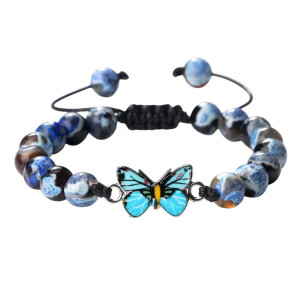 Schmetterling Armband 'Ozeanglanz' - Natürliche & Lässige Eleganz