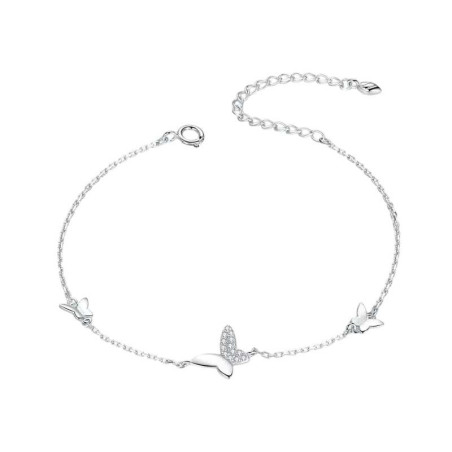 Süßes Schmetterlingsarmband aus 925 Silber | Geschenk für Frauen