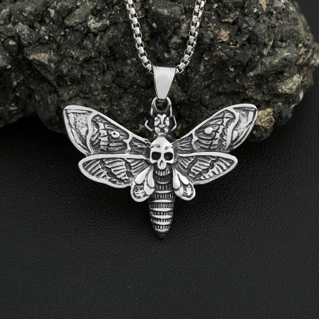 Détails du Collier papillon De Nuit Gothique