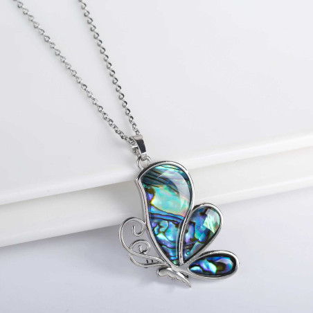Collier Papillon Mystique Abalone